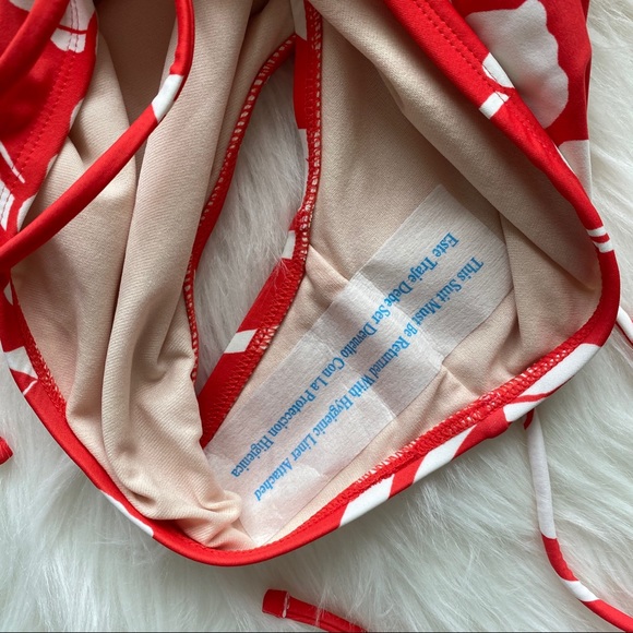 Kona Sol Floral High Coverage One Piece Swimsuit M - Picture 3 of 5